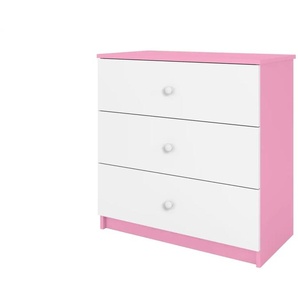Kommode - rosa/pink - Materialmix - 81 cm - 80,5 cm | Möbel Kraft
