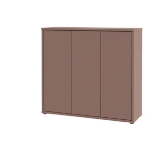 Kommode - rot - Materialmix - 109,2 cm - 99,1 cm - cm 34,9 | Möbel Kraft