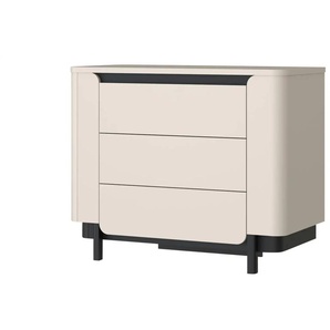 Kommode  Santori ¦ creme ¦ Maße (cm): B: 95,6 H: 77,9 T: 44.8
