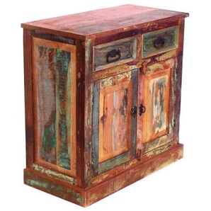 Kommode Seaside Massivholz Recycletes Holz Shabby Chic Indien Indisch