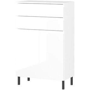 Kommode  Seddiner See ¦ weiß ¦ Maße (cm): B: 60 H: 97 T: 34.0