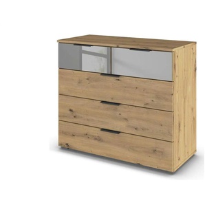 Kommode Skyla - holzfarben - Materialmix - 93 cm - 81 cm | Möbel Kraft