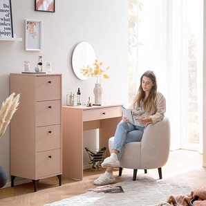 Kommode Smash 80cm Pink/Orange/Pastellapricot