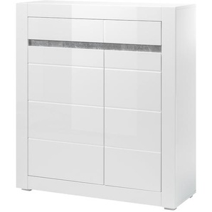 Kommode  Suavo ¦ weiß ¦ Maße (cm): B: 100 H: 112 T: 35.0