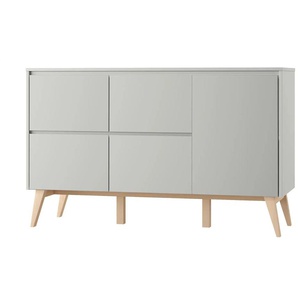 pinio Kommode Swing - grau - Materialmix - 148,9 cm - 92,2 cm - cm 52,5 | Möbel Kraft