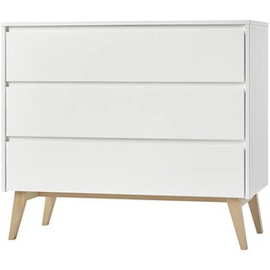 Kommode Swing - weiß - Materialmix - 100 cm - 92 cm - cm 52,5 | Möbel Kraft