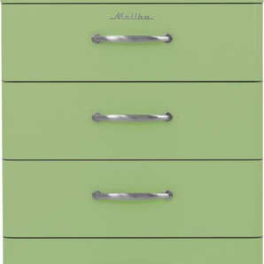 Kommode TENZO Malibu Sideboards Gr. B/H: 60 cm x 111 cm, grün (spring green) Kommode mit dem Malibu Logo auf der obersten Schubladenfront, Höhe 111 cm