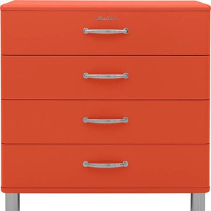 Kommode TENZO Sideboards Gr. B/H: 86 cm x 92 cm, 4, rot (red sand) Kommode