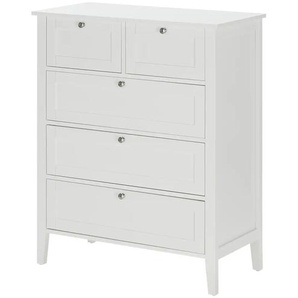 Kommode  Todi ¦ weiß ¦ Maße (cm): B: 80 H: 96 T: 39.0