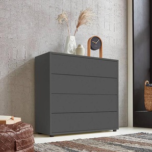 Kommode Typ A 79 x 73 x 33cm Grau/Anthrazit
