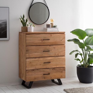Kommode 90 x 113 x 43cm Braun