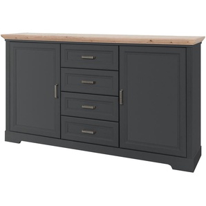 Sideboard  Varese ¦ grau ¦ Maße (cm): B: 165 H: 88 T: 41.0