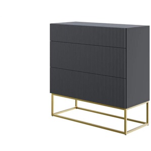 Selsey Kommode  Veldio ¦ schwarz ¦ Maße (cm): B: 90 H: 90