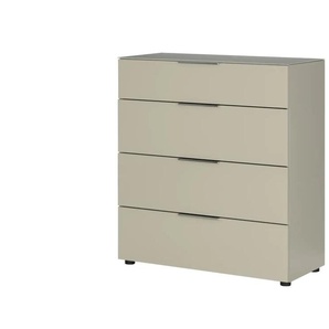 Kommode Vitreo Neo ¦ beige ¦ Maße (cm): B: 90 H: 99 T: 40.0