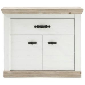 Kommode  Roble ¦ weiß ¦ Maße (cm): B: 107 H: 45 T: 45.0