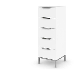 Kommode  Frome ¦ weiß ¦ Maße (cm): B: 40 H: 111