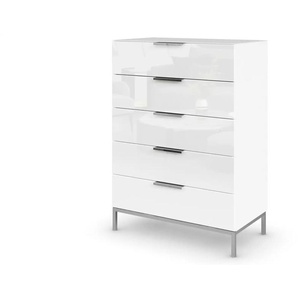 Kommode  Frome ¦ weiß ¦ Maße (cm): B: 80 H: 110