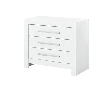pinio Kommode - weiß - Materialmix - 110,7 cm - 94 cm - cm 56,0 | Möbel Kraft
