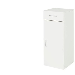 Kommode - weiß - Materialmix - 40 cm - 98 cm - cm 40,0 | Möbel Kraft