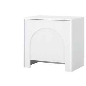 Kommode - weiß - Materialmix - 50 cm - 49 cm - cm 35,0 | Möbel Kraft