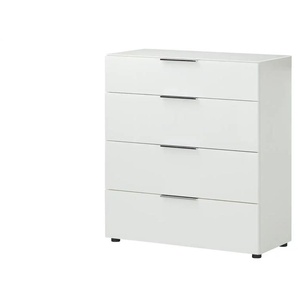 Kommode - weiß - Materialmix - 90 cm - 99 cm - cm 40,0 | Möbel Kraft