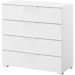 Kommode x4 80cm Weiß/Alpinweiß Korpusfarbe