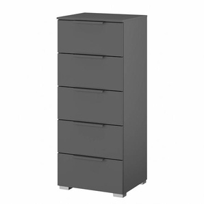 Kommode x5 40cm Grau/Graphit Korpusfarbe