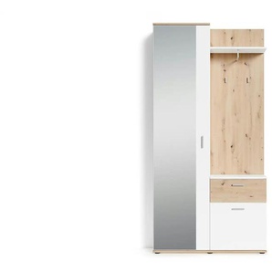Kompaktgarderobe  Jakob ¦ braun ¦ Maße (cm): B: 97 H: 197