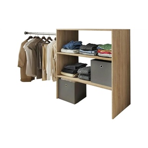 Kompaktgarderobe  Dacho ¦ holzfarben ¦ Maße (cm): B: 90 H: 100 T: 50.0