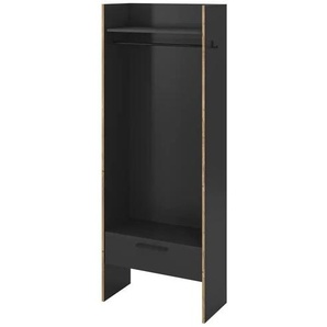 Kompaktgarderobe   ¦ grau ¦ Maße (cm): B: 70 H: 189
