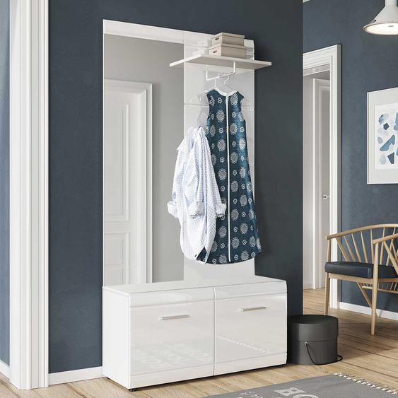 Kompaktgarderoben in Weiss Preisvergleich | Moebel 24