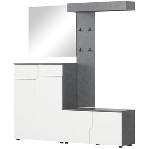 Kompaktgarderobe  Prada ¦ weiß ¦ Maße (cm): B: 185 H: 198 T: 38.0
