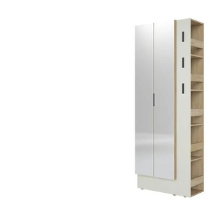 Kompaktgarderobe  Salo ¦ holzfarben ¦ Maße (cm): B: 76 H: 201,5 T: 37.0
