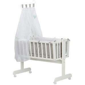 Komplettwiege Eli Elefant - weiß - Materialmix - 53 cm - 150 cm - cm 103,5 | Möbel Kraft