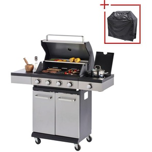 KONIFERA Gasgrill Milano, (Set), BxTxH: 120x44x114,5 cm, mit GRATIS-Zugabe: 1 Schutzhülle