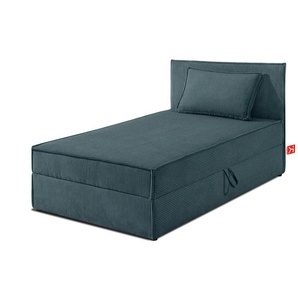 KONSIMO Boxbett mit Stauraum  H2 Roti ¦ blau ¦ Maße (cm): B: 85 H: 89