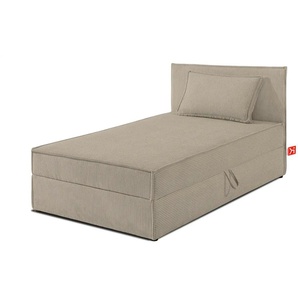 KONSIMO Boxbett mit Stauraum  H2 Roti ¦ beige ¦ Maße (cm): B: 95 H: 89