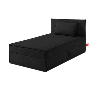 KONSIMO Boxbett mit Stauraum  H2 Roti ¦ schwarz ¦ Maße (cm): B: 95 H: 89