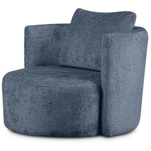 KONSIMO Drehsessel  Raggi ¦ blau ¦ Maße (cm): B: 92 H: 75