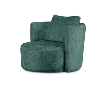 KONSIMO Drehsessel  Raggi ¦ blau ¦ Maße (cm): B: 92 H: 75