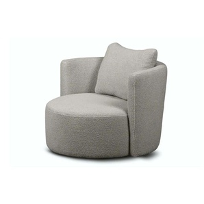 KONSIMO Drehsessel  Raggi ¦ grau ¦ Maße (cm): B: 92 H: 75