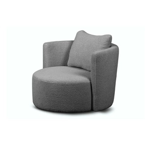 KONSIMO Drehsessel Raggi - grau - Materialmix - 92 cm - 75 cm | Möbel Kraft