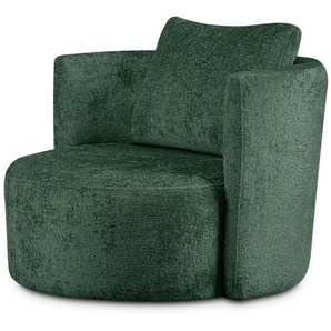 KONSIMO Drehsessel  Raggi ¦ grün ¦ Maße (cm): B: 92 H: 75