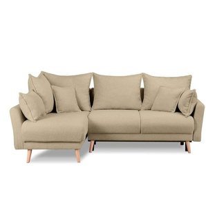 KONSIMO Ecksofa  Belmos ¦ beige ¦ Maße (cm): B: 234 H: 100