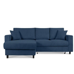 KONSIMO Ecksofa  Egret ¦ blau ¦ Maße (cm): B: 234 H: 92
