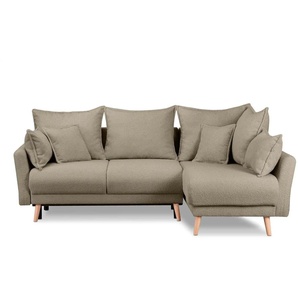 KONSIMO Ecksofa Belmos | braun | 234 cm | 100 cm |