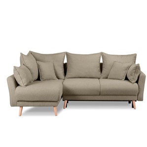 KONSIMO Ecksofa Belmos | braun | 234 cm | 100 cm |