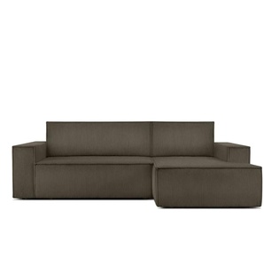 KONSIMO Ecksofa Napi | braun | 262 cm | 88 cm |