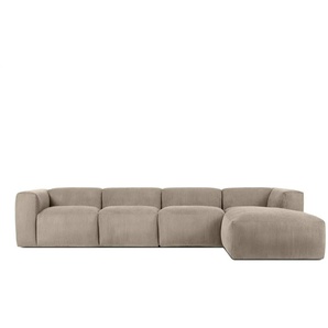 KONSIMO Ecksofa  Buffo ¦ beige ¦ Maße (cm): B: 365 H: 73