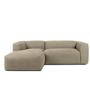 KONSIMO Ecksofa  Buffo ¦ braun ¦ Maße (cm): B: 225 H: 73